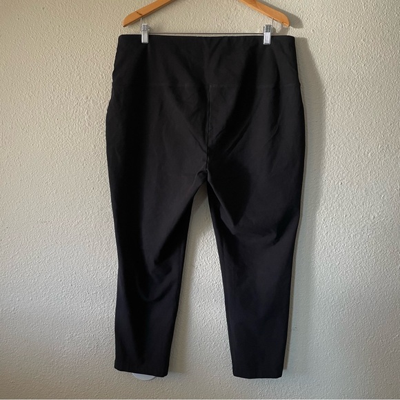 Chico’s Zenergy Pull On Leggings Womens 3 16/18 Black Cropped Casual So Slimming - Picture 6 of 13